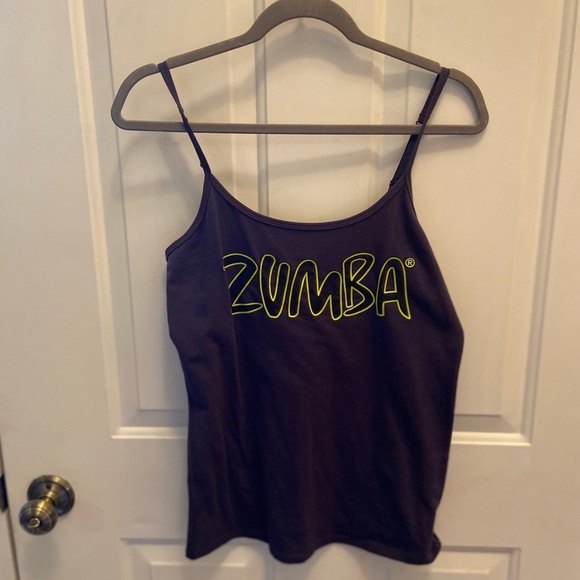 Zumba Fitness Tops - Brand New Zumba Allure Spaghetti Tank Size XL